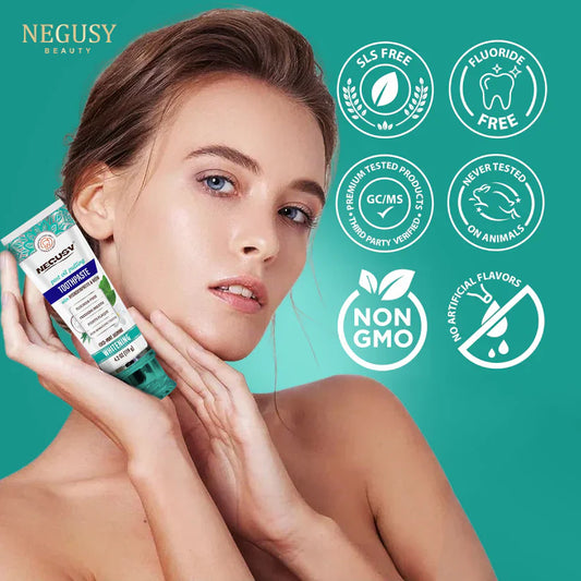 🔥NEGUSY® FLUORIDE FREE, HYDROXYAPATITE, WHITENING TOOTHPASTE