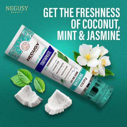 🔥NEGUSY® FLUORIDE FREE, HYDROXYAPATITE, WHITENING TOOTHPASTE