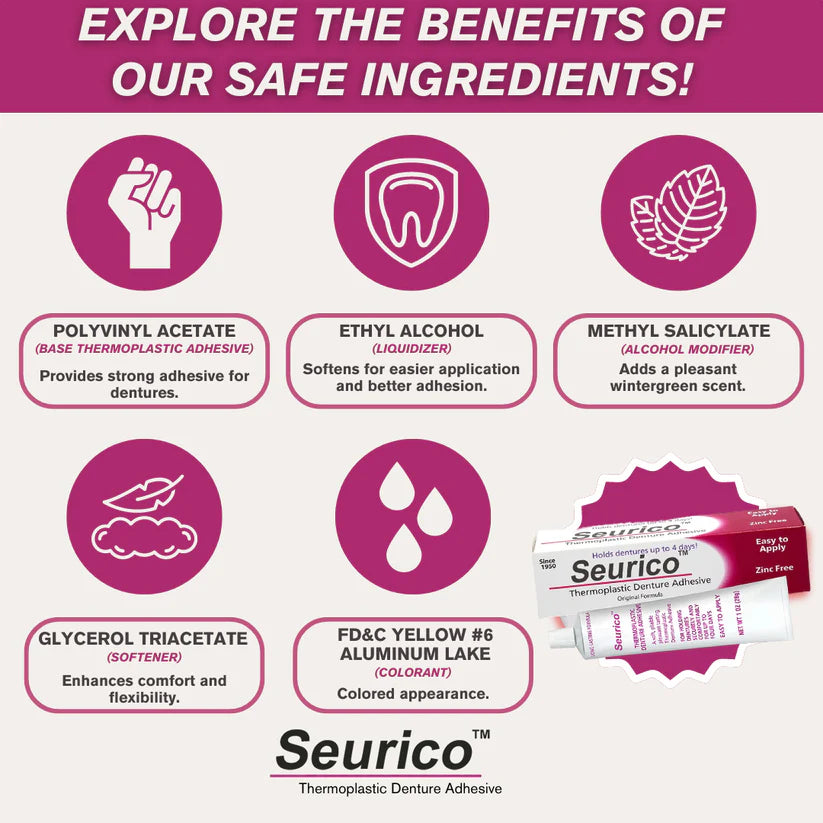 😁Seurico™ Thermoplastic Denture Adhesive